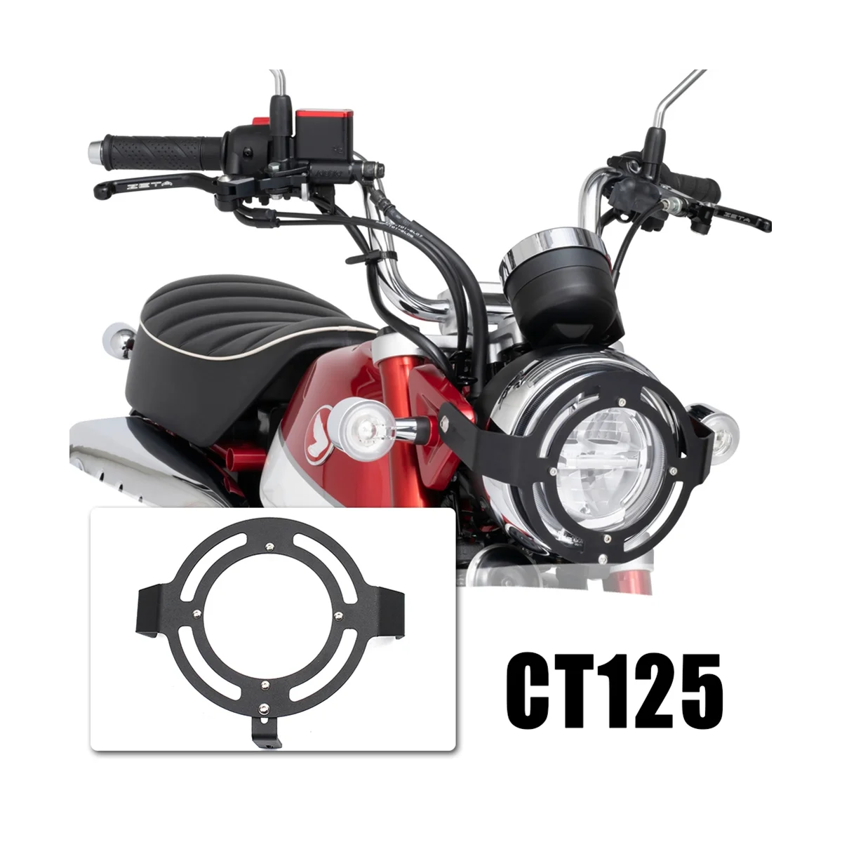Мотоциклетные аксессуары защитная решетка для фары Honda Hunter Cub CT125 Ct125 2020 2021 2022