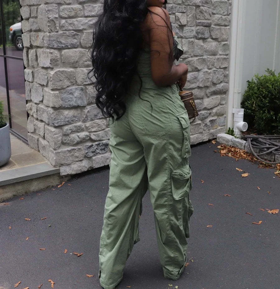 Женский комбинезон 2024 летний сексуальный бандо однобортный с несколькими