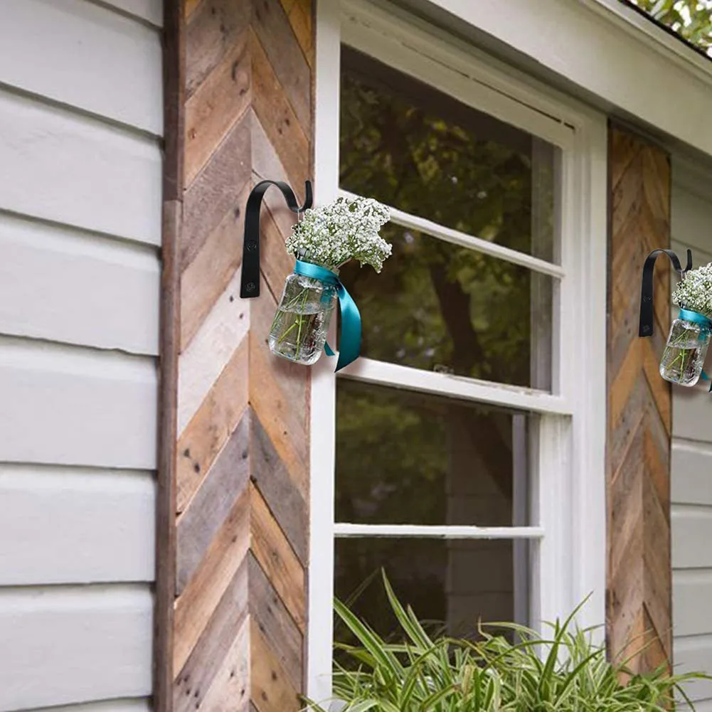 

Flower Pot Support Iron Garden Wall Planting Hook Stand For Flowers Durable Flowerpot Plant Hanger Bracket Balcony Decoration