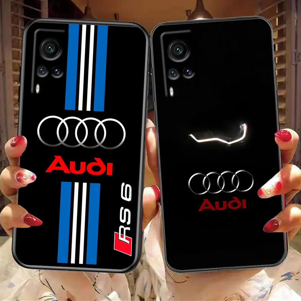 

Luxury Sports Car A-Audi Funda Case For VIVO X90 X80 X70 X50 X27 X23 X20 Plus V27 V25 V23 V23E V21 V21E V20 V19 V17 Pro 5G Case