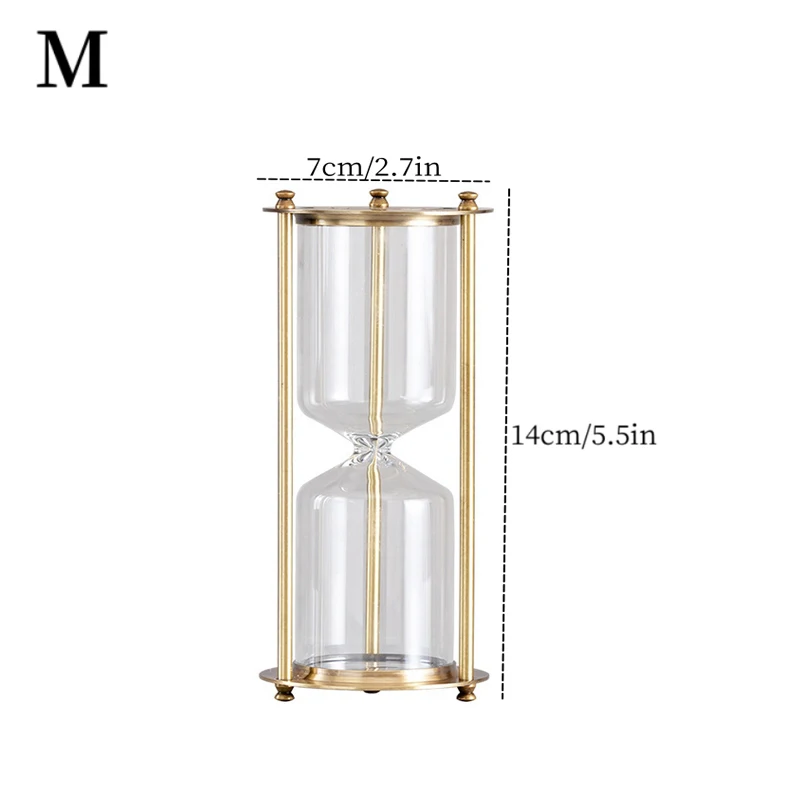 

Винтажные песочные часы XINCHEN из стекла и металла