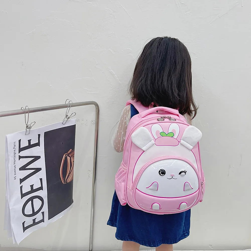 GNWXY New Small Students Schoolbag Girl Cartoon Cute Kindergarten School Bag 5-9 Years Old Children Spine Guard Backpack Boys