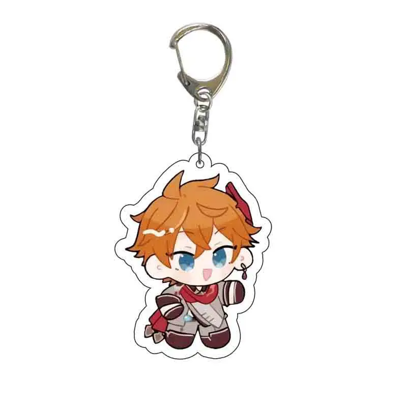 

Game Genshin Impact Cosplay Keychain Badge Accessories Key Chain Cartoon Pendant Christmas Gifts