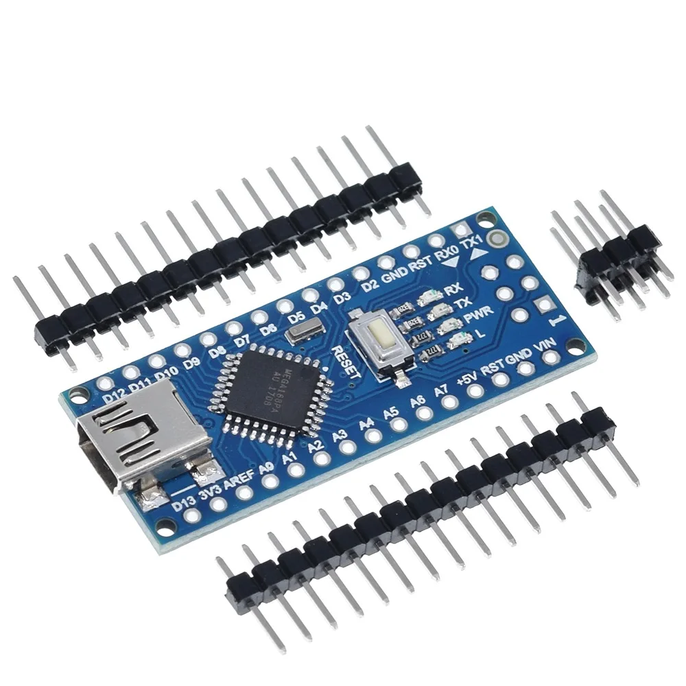 

Контроллер TZT Nano Atmega168, совместимый с Arduino nano Atmega168PA-AU CH340 CH340C, замена USB-драйвера CH340G
