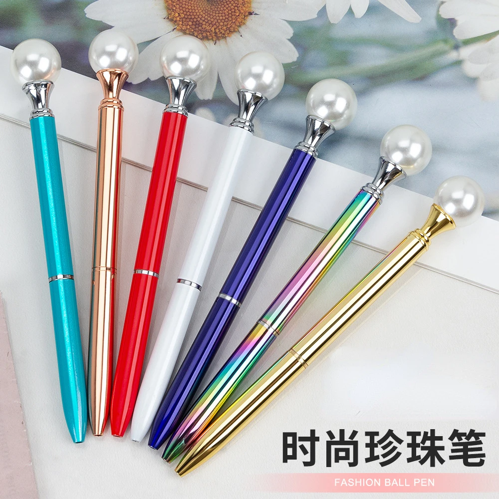 

JB101D модная перламутровая ручка корейские студенческие канцелярские товары металлическая шариковая ручка Королевский скипетр авторучка д...