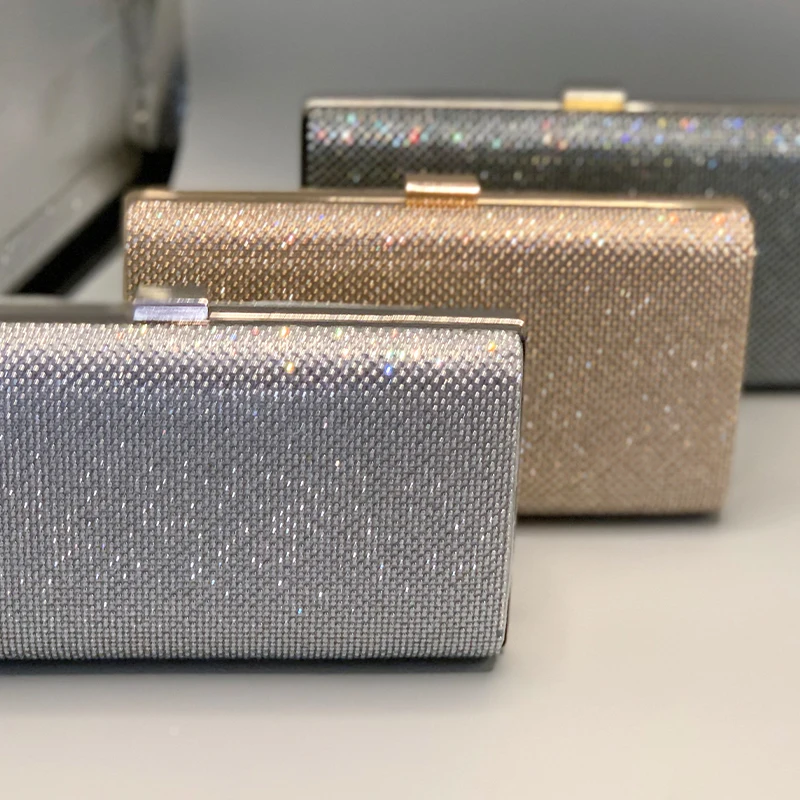 Y2K Classic Hasp Design Female Purse Chic Glitter Rhinestone Decoration Handbag Women Party Elegant Metallic Wallets