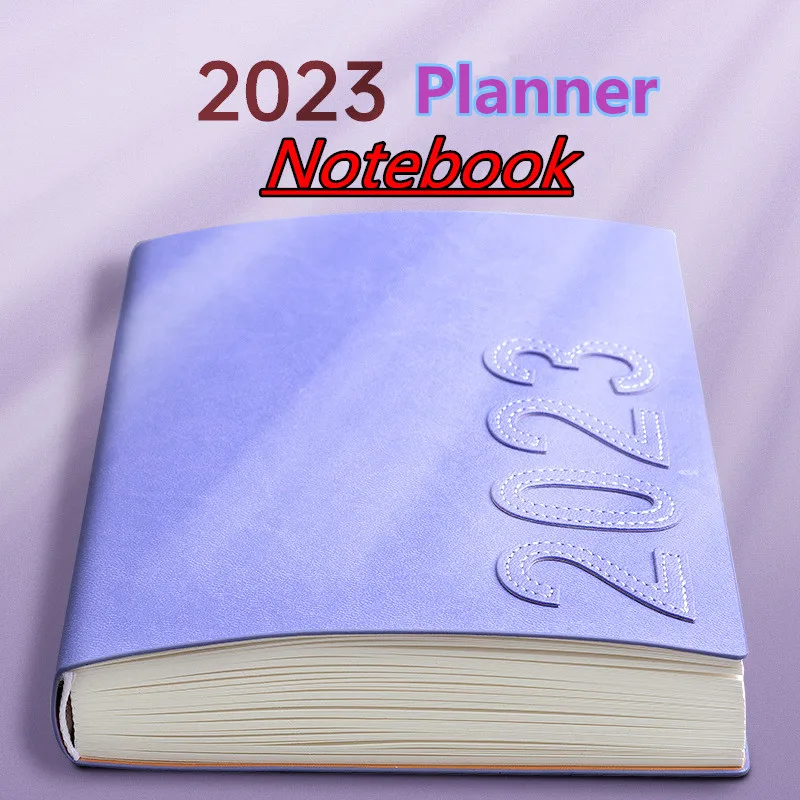 

365 Journal Notebooks 2023 Agenda Week Monthly Planner 3D Korean Kawaii Thickened Notepad for Office School Supplies Stationery