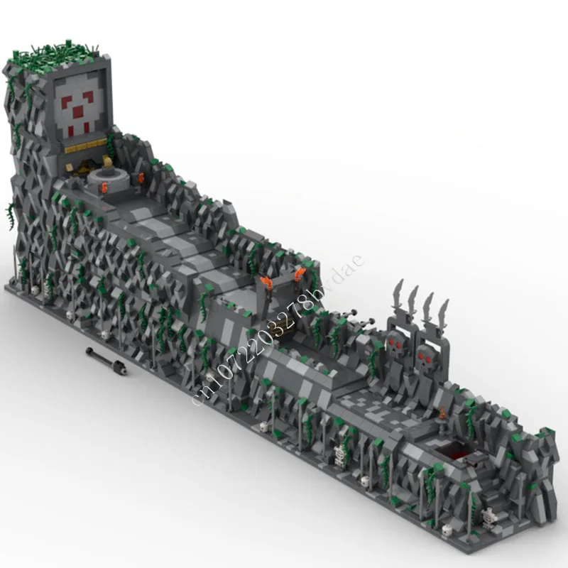 3711 шт. Индиана Джонс побег MOC креативная модель с видом на улицу строительные