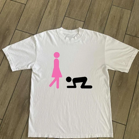 Мужская хлопковая футболка с графическим принтом, в стиле Харадзюку