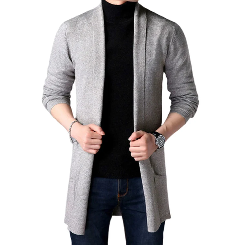 

FAVOCENT Men's Sweaters New Autumn Casual Solid Knitted Male Cardian Desiner omme Sweater Slim Fitted Warm Clotin