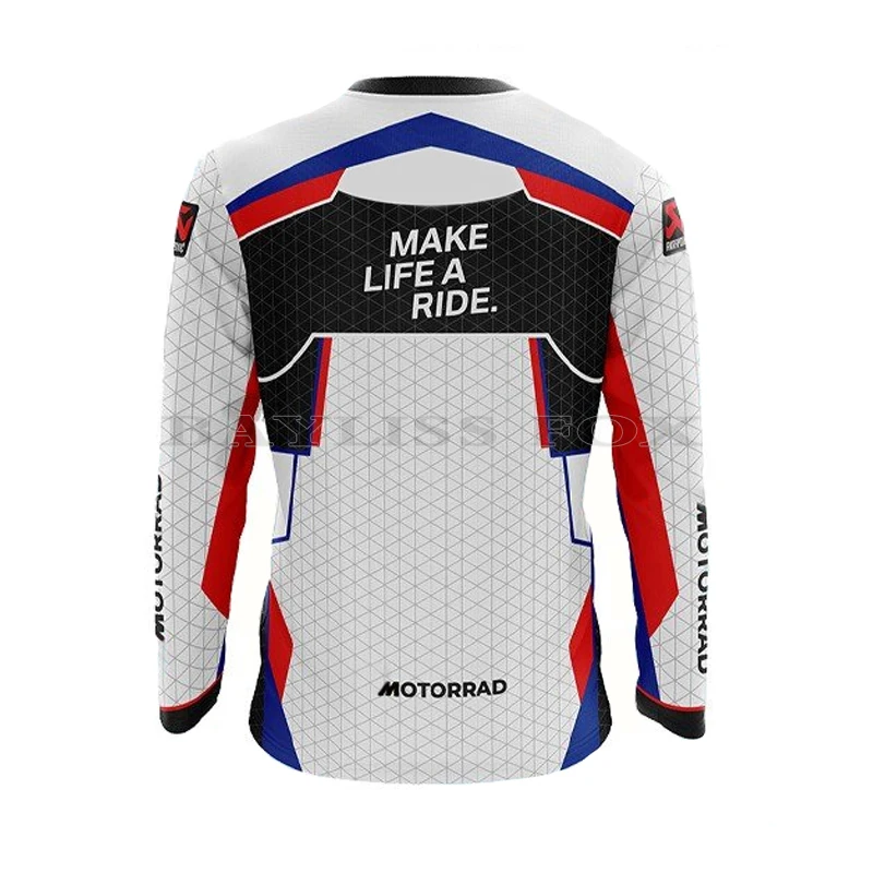 

Для BMW Motorrad WorldSBK гоночная команда Новинка ралли Мотоспорт мотоцикл длинная футболка летние мужские быстросохнущие анти-УФ футболки