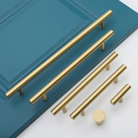 handles for furniture pure copper puller modern minimalist cabinet single hole wardrobe door handle cabinet drawer light luxury
