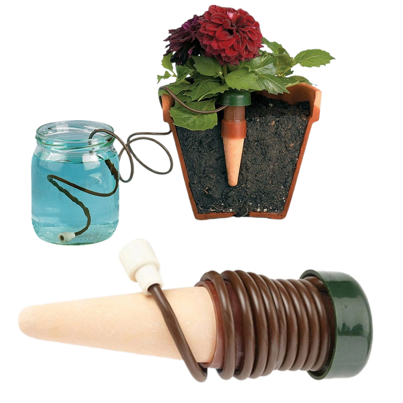 

Конусы для самополива растений, керамическая система капельного полива для сада и овощей