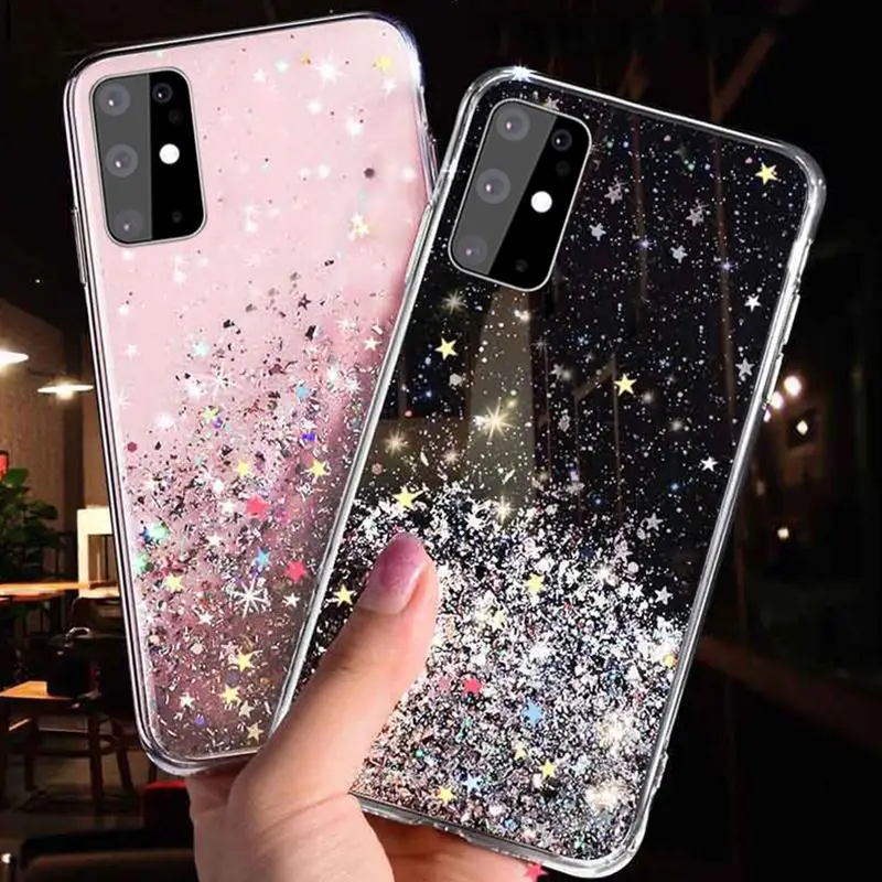 

Luxury Bling Glitter Phone Case FOR SAMSUNG Galaxy M31S M 31S 317F M 31 S back cover For SAMSUNG M317F SM-M317F cases back cover