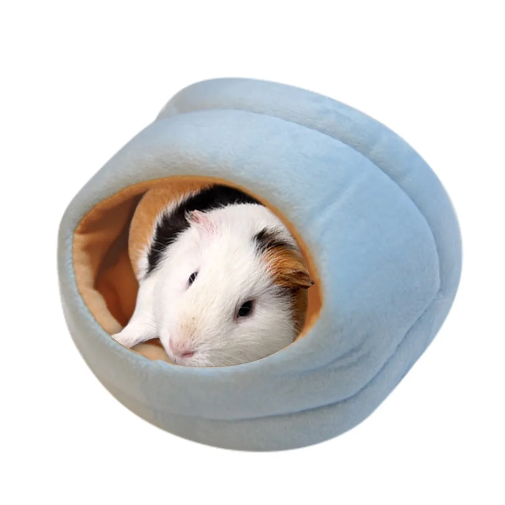lovely rats hamster winter warm fleece hanging cage hammock cute house with bed mat for small furry animals free global shipping