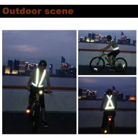 breathable traffic night work security running cycling safety reflective vest high visibility reflective safety jacket