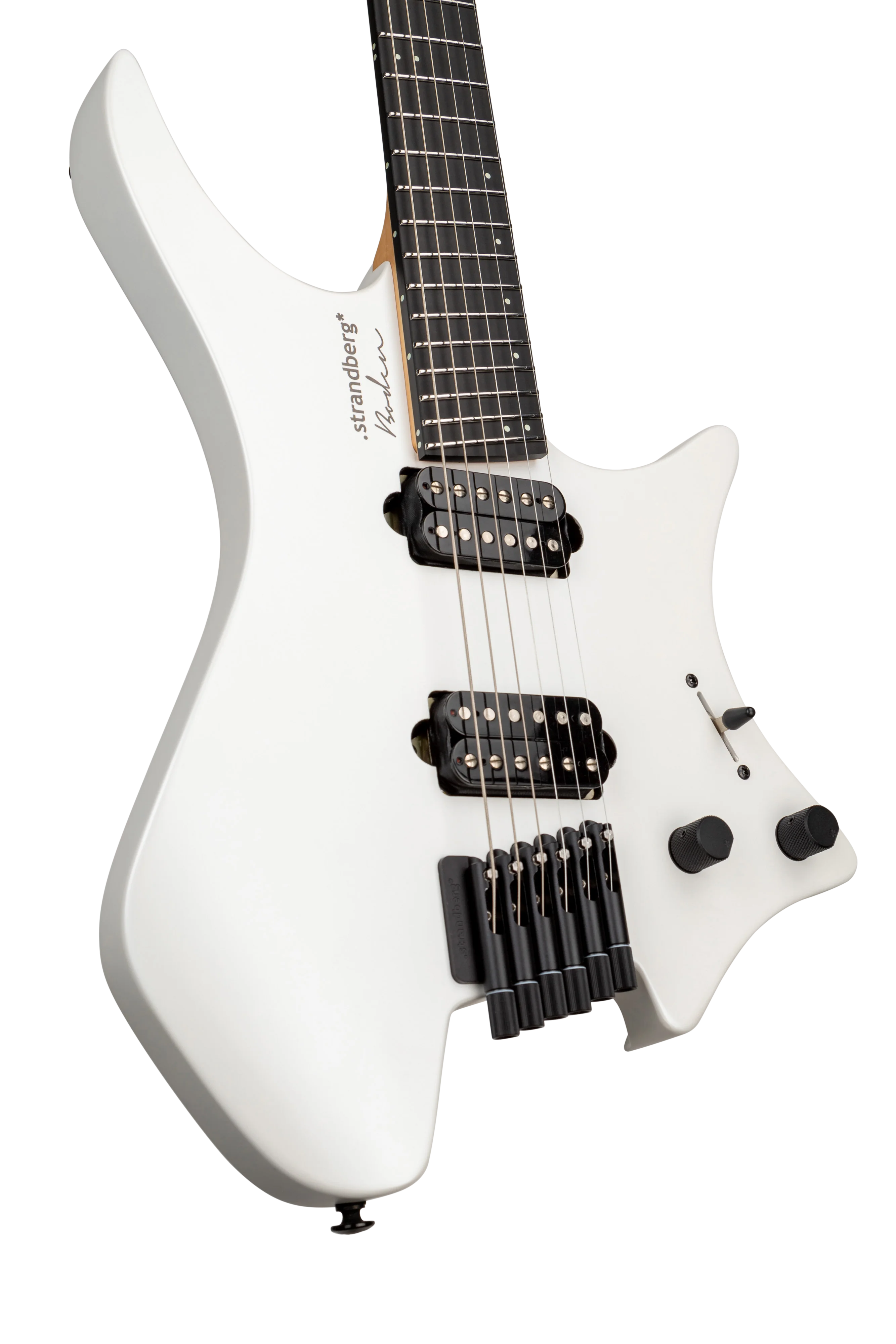 

Ome Electric Guitar Finish White Black Hardware