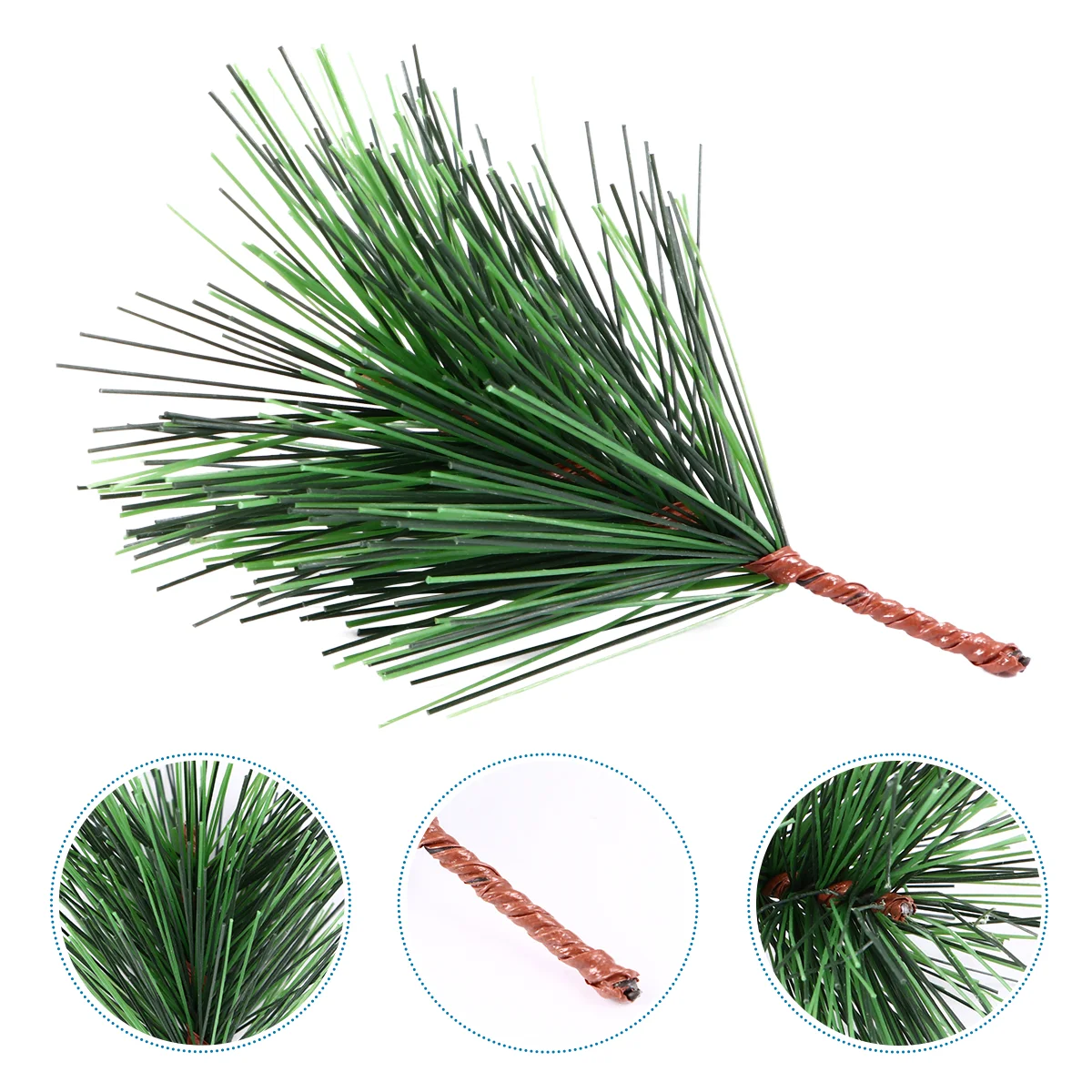 

Pine Branches Christmas Artificial Tree Picksornaments Garland Branch Fake Wreath Filler Realistic Greenerycones Pick Simulated