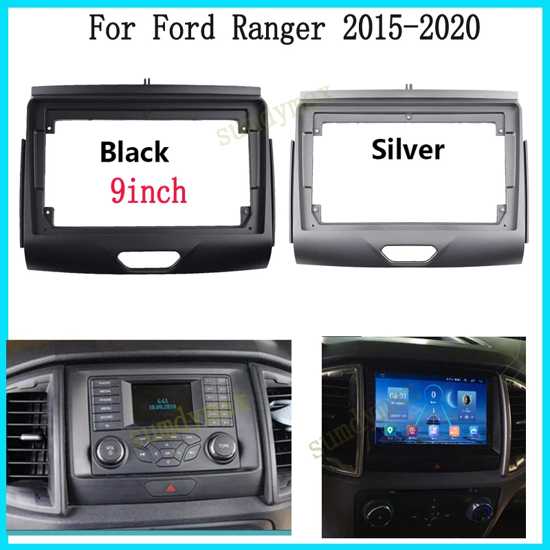 

Автомобильная рама для радиоприемника Ford Ranger EDGE Everest Pickup 2014-2020, 9 дюймов, 2DIN
