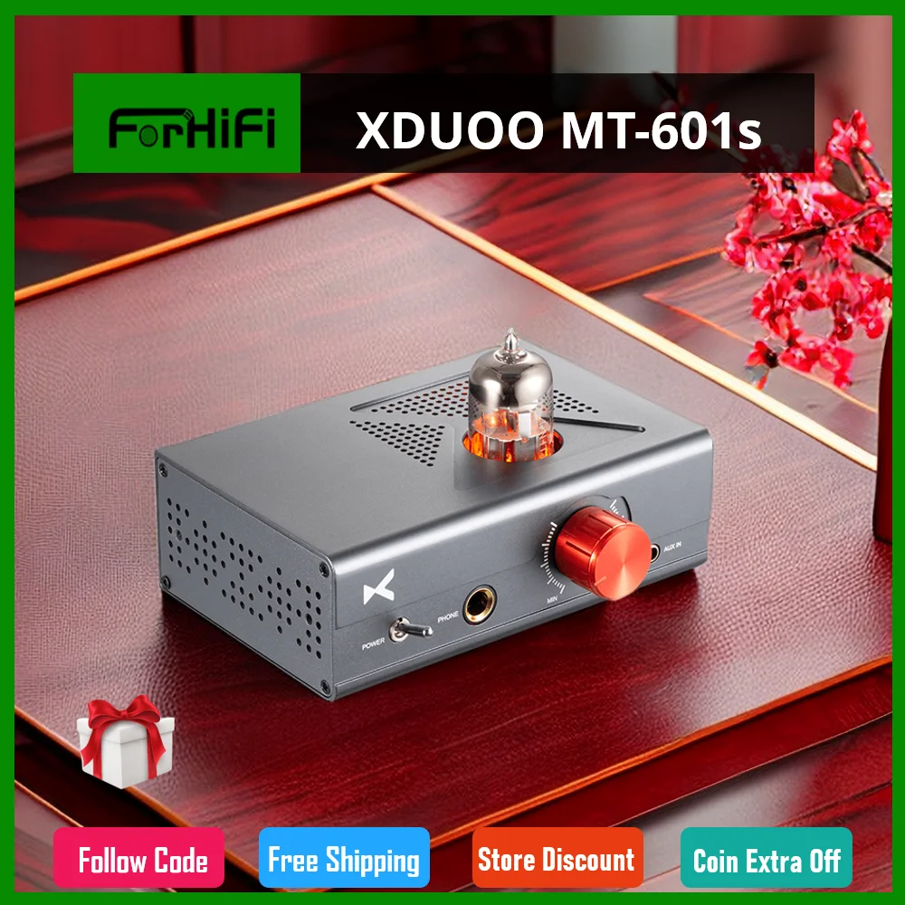 

XDUOO MT-601s Tube Amplifier 12AU7/ECC82 MT601 Class A Headphone Amplifier