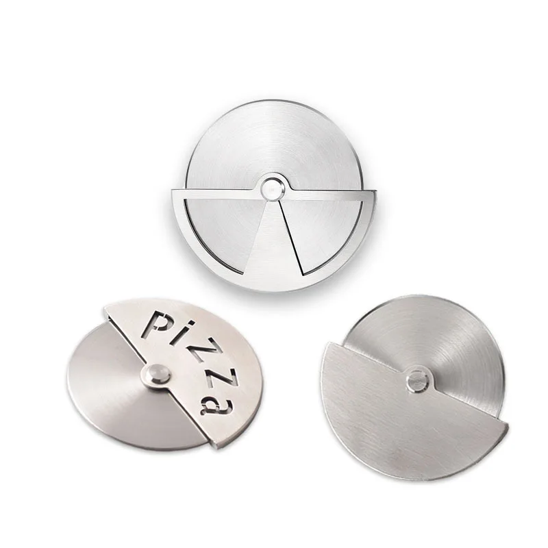 

304 Stainless Steel Blade Round Hand Held Slicer Pizza Roller Cutter Wheel