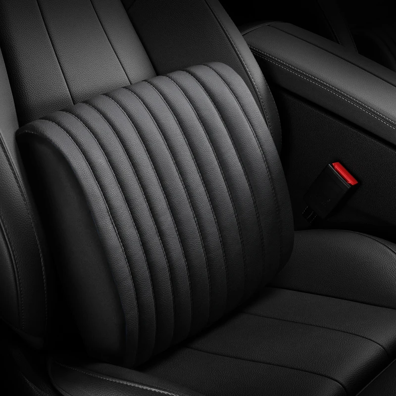 

Memory Foam Universal Car Back Support Chair Massage Lumbar Support Waist Cushion Mesh Ventilate Cushion Pad For Car Office Home