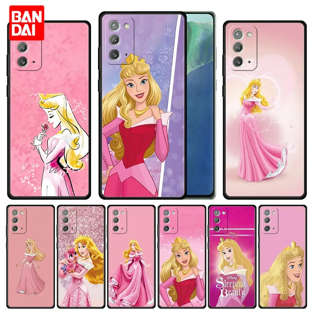 

Cover Case for Samsung Galaxy Note 20 10 9 8 S21 S20 FE Plus Ultra Lite 4G 5G Shell Bag Soft Belle Disney Princess Aurora