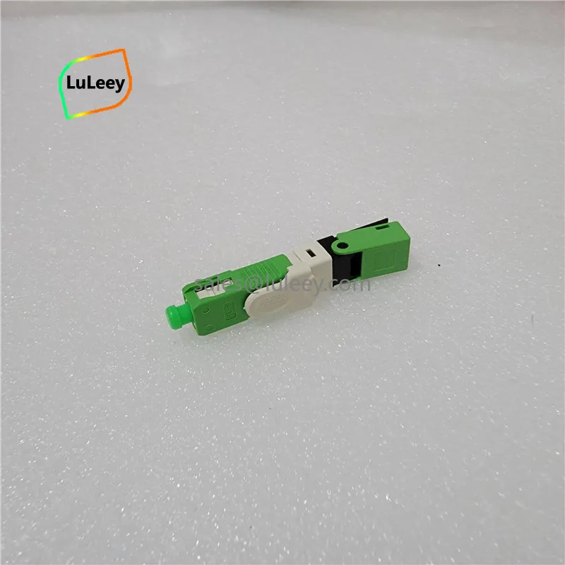 LuLeey 100 шт. разъем FTTH SC APC оптический волоконный быстрый Зеленый холодный Sub-кабель