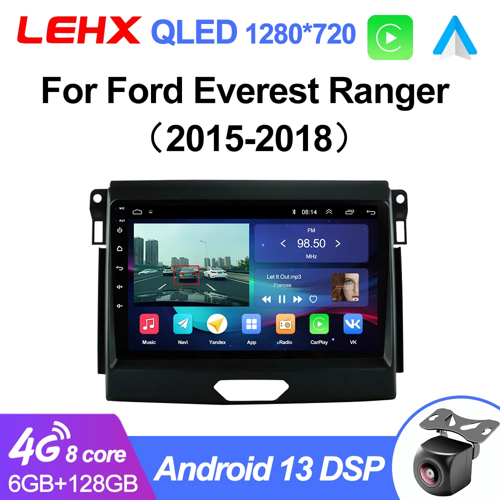 LEHX L6 Pro беспроводной Carplay Android автомобильный радиоприемник ...