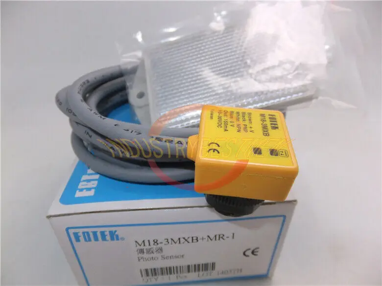 Фотоэлектрический переключатель FOTEK M18-3MXB + MR-1