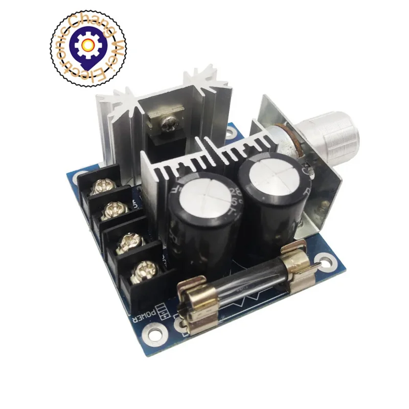 ШИМ-регулятор скорости двигателя постоянного тока с комплектом ручек 10 В-40 В