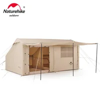 Naturehike Палатка Glamping Air12 Y Палатка Роскошный Хлопок Надувные Палатки Хижина Путешествия Кемпинг Семейная Палатка 2-4 Человек Палатка NH22ZP013