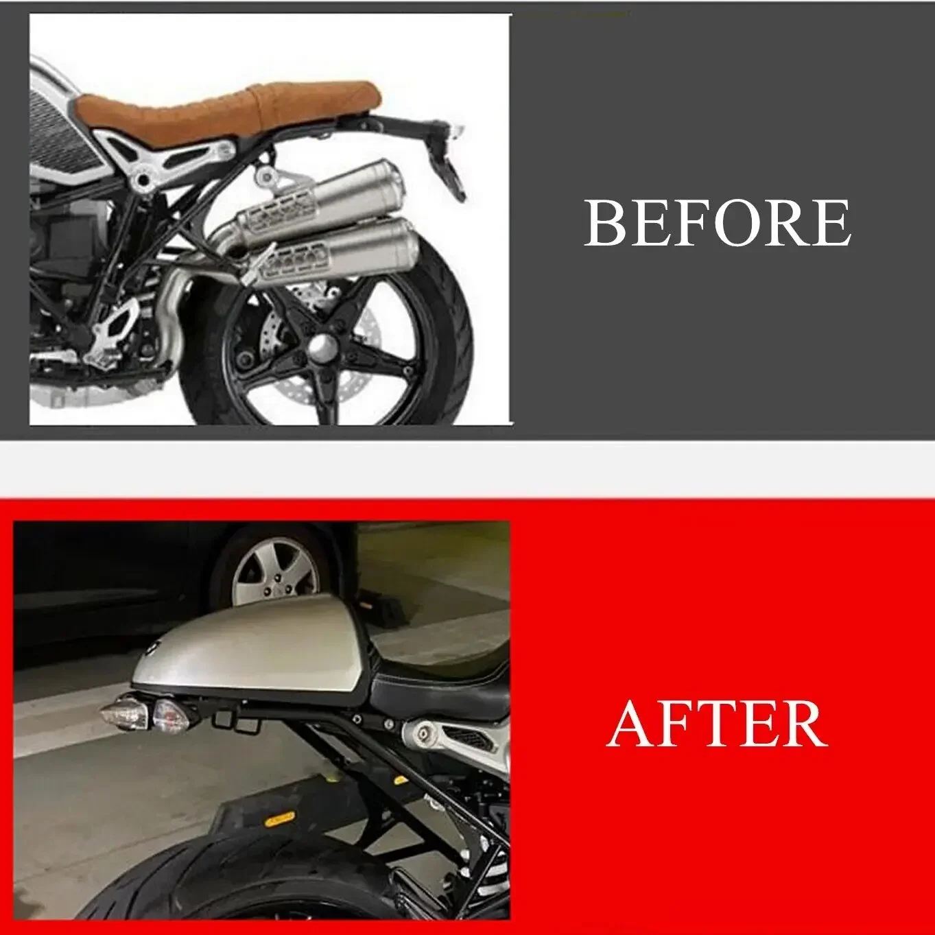 Светодиодный задний фонарь поворота аккуратный фиксатор крыльев для BMW R NINE T