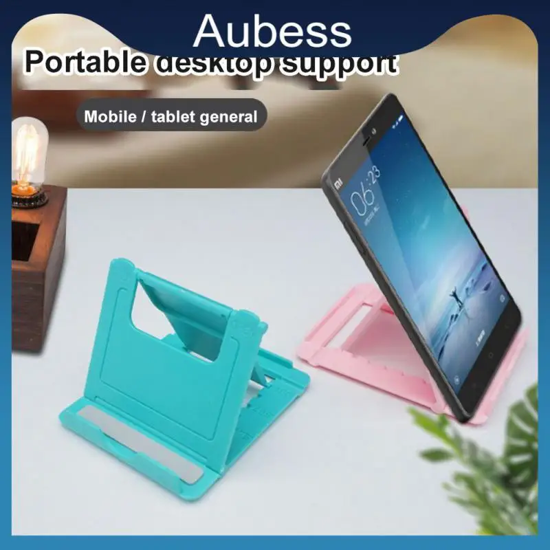 

Universal Table Phone Bracket Desktop Stand Desktop Adjustable Folding Phone Accessories Desk Cell Phone Support Holder Portable