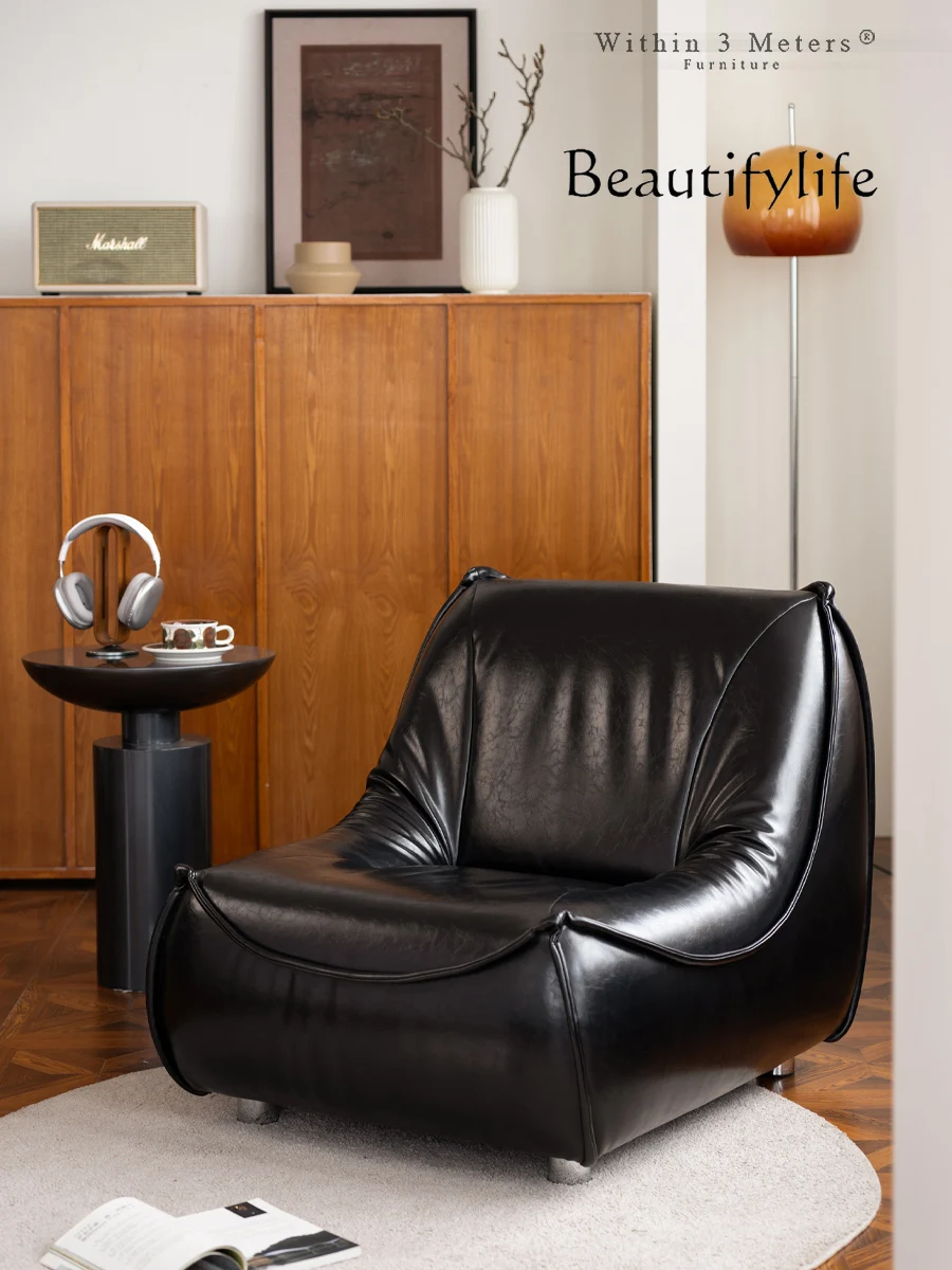 Итальянская простая маленькая квартира домашняя Гостиная Отдых кресло средней