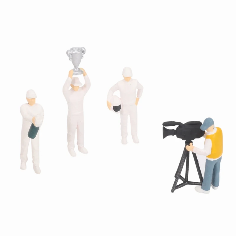 Модель 1/64 года гоночный автомобиль человек-Дайвер и камеры фигурки гоночных