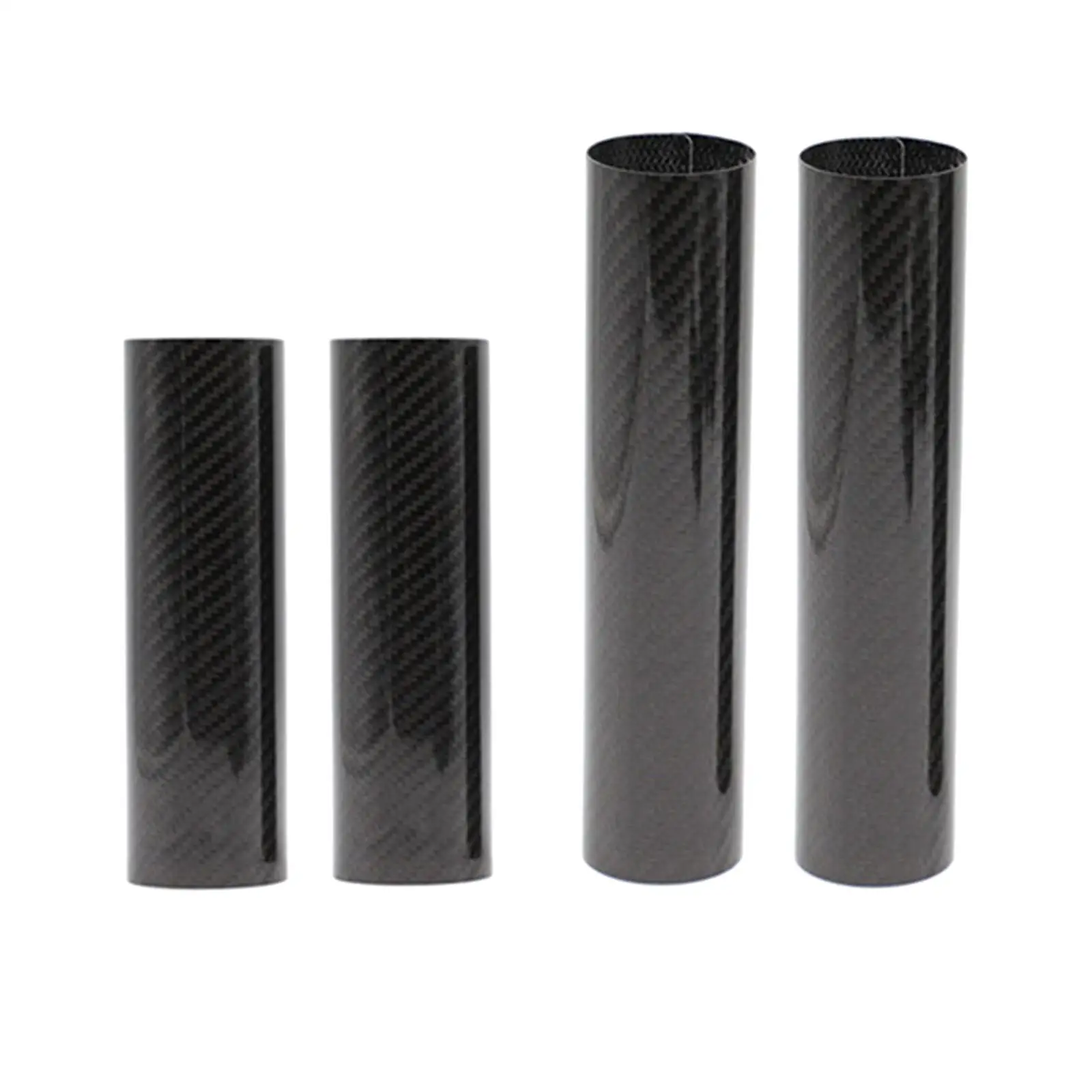 

2Pcs Motorcycle Front Fork Shock Cover Protector Carbon Fiber for Bike