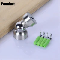 pannlart 5 6cm stainless steel ultra short door suction magnetic door stopper bathroom bedroom mini door stops with screws