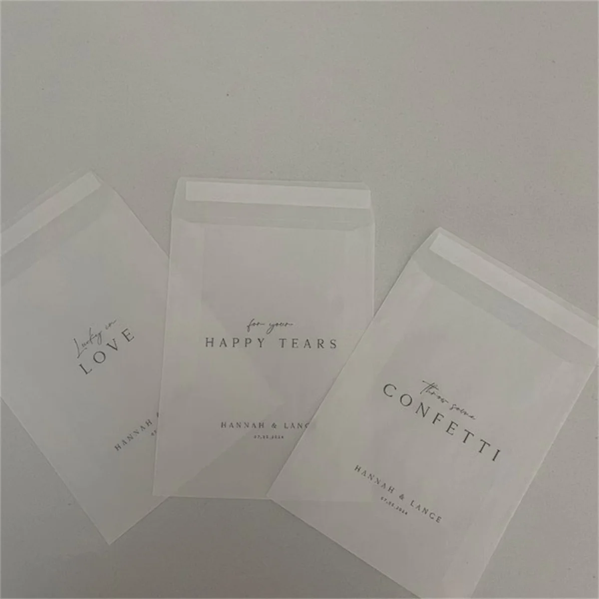 25 шт. свадебные конфетти с салфетками