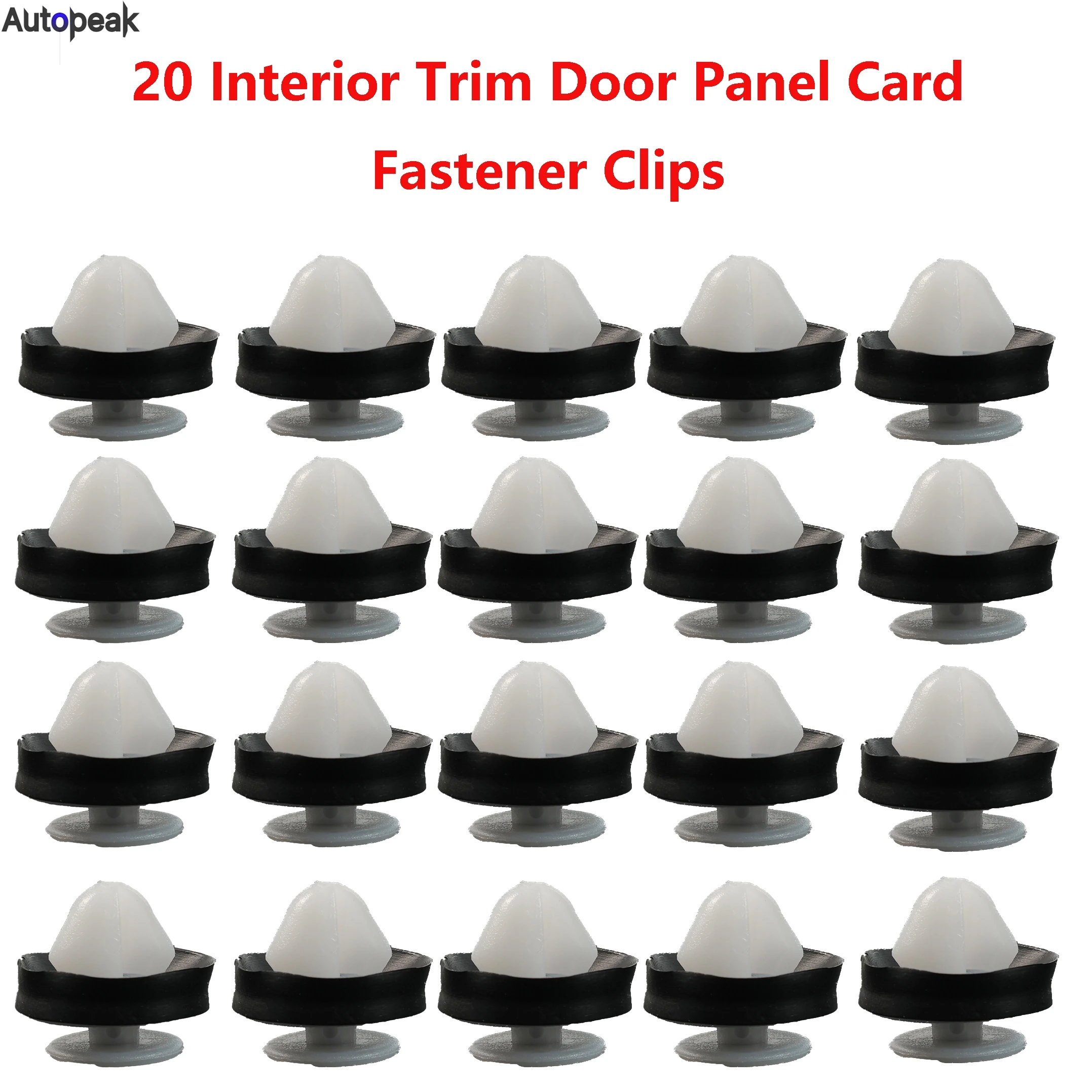 

20 шт. зажимы для Peugeot 206 207 208 307 308 407 807 1007 5008 Expert Partner, зажимы для крепления карт внутренней обшивки дверной панели 6991Y8