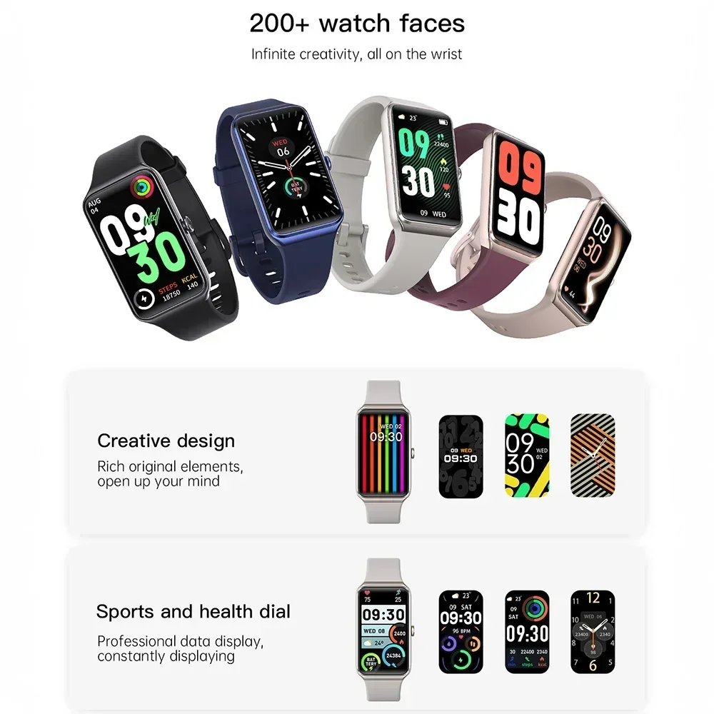 Часы-браслет для фитнеса 2025 года мужские и женские часы с температурой тела