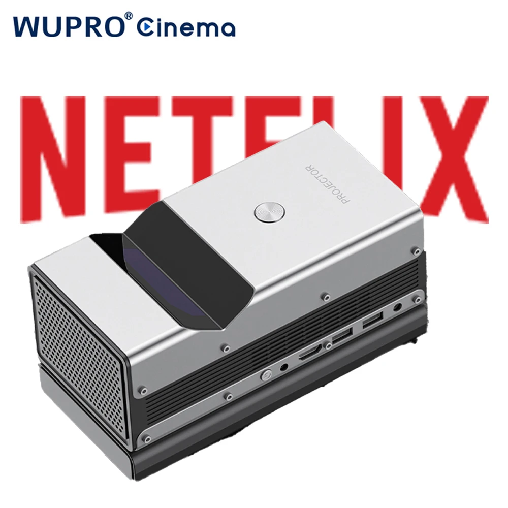 Фото [OEM/ODM] Wupro Lite One Mini Портативный домашний умный проектор Android 4K Домашний кинотеатр Ультракороткофокусный DLP видеопроектор №1