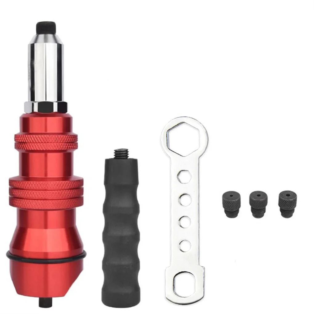 

Rivet Adapter Set Professional Nut Insert Fittings Household Cordless Riveting Tool Replace Accessory Drill Component Kit