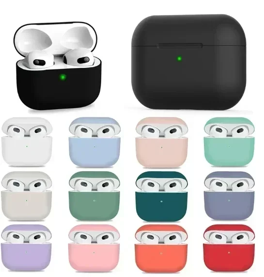 

for airpod 3 2021 case Silicone Soft Skin Protect Case cute Pro 2 case for airpods 3rd generation fund for Airpods Pro 2 3 Cover