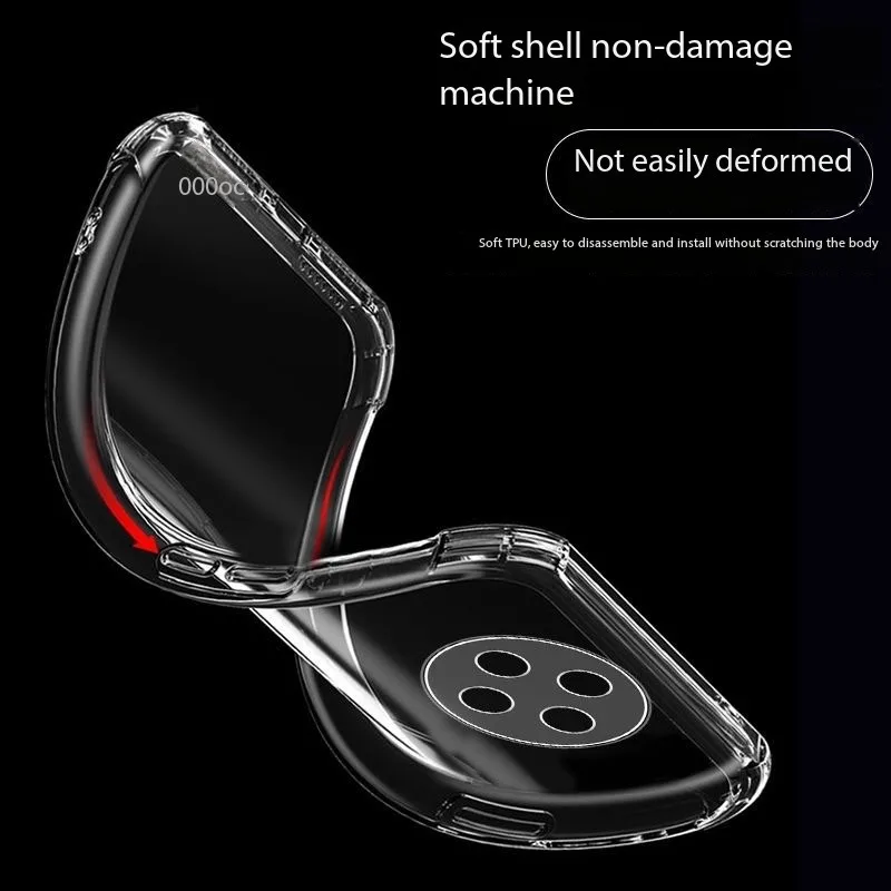 Прозрачные мягкие чехлы для Xiaomi Redmi 14C 4G чехол телефона Противоударная Прозрачная