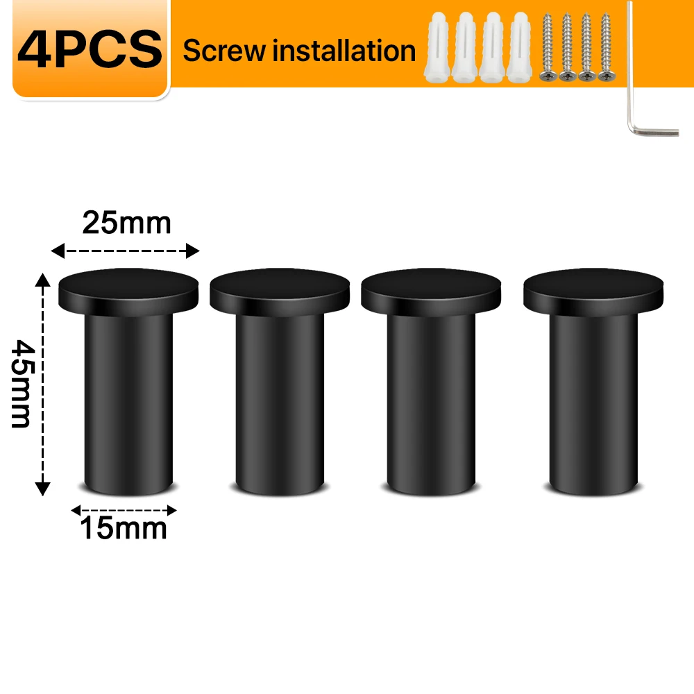 

Крючки для халатов Alise, черные, нержавеющая сталь