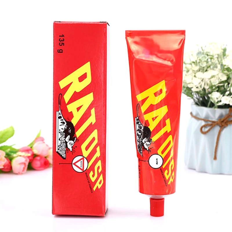 

Hot sale 1pc Ready To Use 135g Tube Sticky Mouse Mice Rat Glue Adhesive Trap Catcher