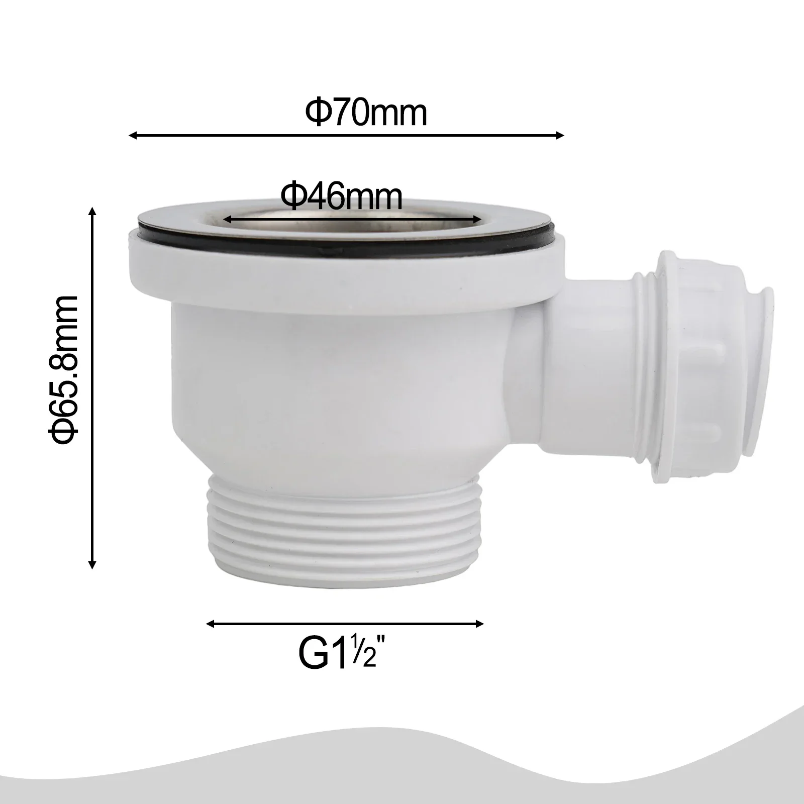 1 шт. прочный фильтр для слива раковины 70 мм