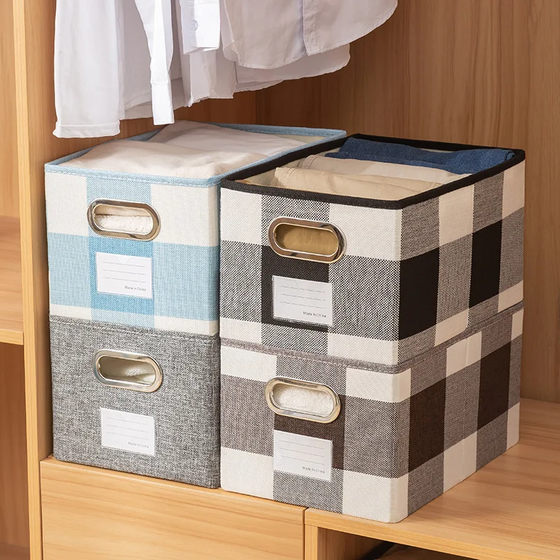 

Multifunctional Cotton Linen Drawer Sweater Miscellaneous Home Storage Box