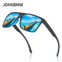 mens polarized sunglasses sports trendy colorful film riding mirror driving sun glass fishing traveling square seaside glasses